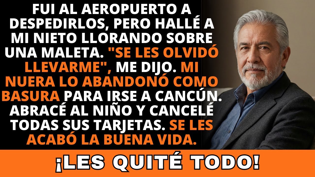 Mi Nuera Castigó a Mi Nieto Abandonándolo en El Aeropuerto… Yo La Destruí