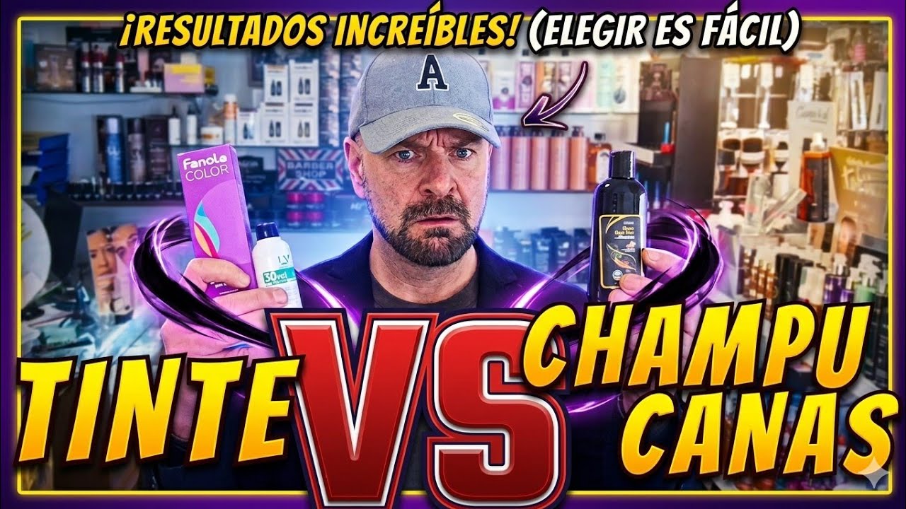 ¿Te taparías las canas con champú o Tinte?