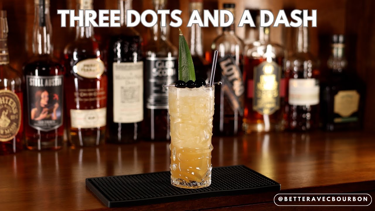 Three Dots and a Dash: A Smugglers Cove Adapted Recipe | Tiki Drinks | BetterAvecBourbon