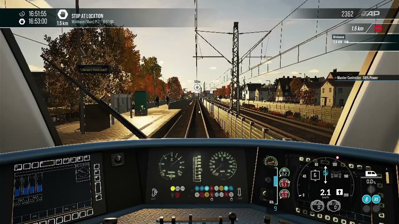 TSW6 Frankfurt Fulda Kinzigtalbahn S8 35854 BR 411 DB No Commentary