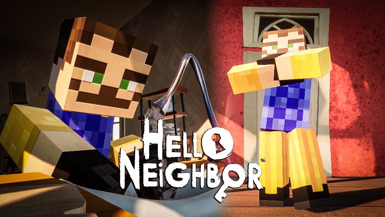 WİLSON MİNECRAFT VERSİYONUNA DÖNÜŞTÜ! | Hello Neighbor Mods [Türkçe]