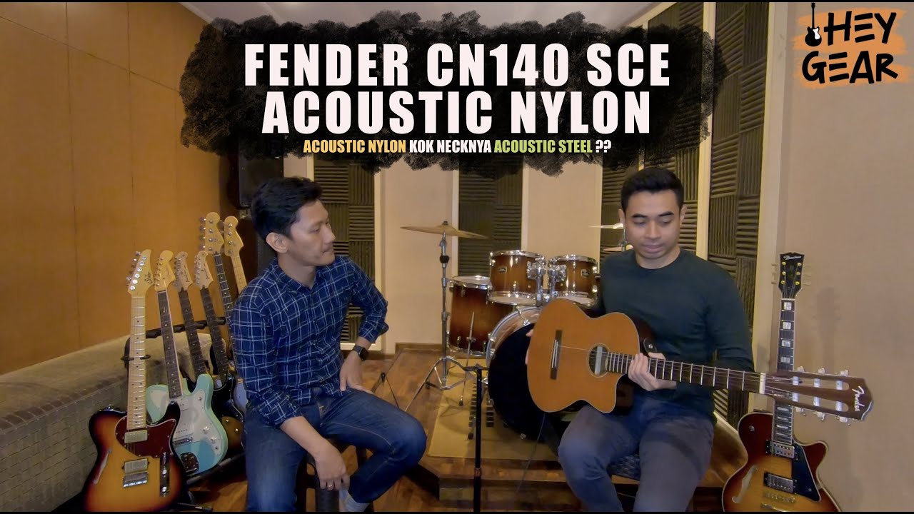 REVIEW FENDER CN140 SCE ACOUSTIC NYLON