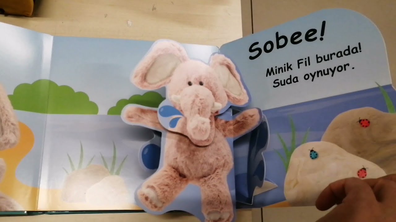 Sobe Minik Hayvanlar 3 boyutlu sürpriz kitap(1+ yaş bebek ve çocuk kitapları)