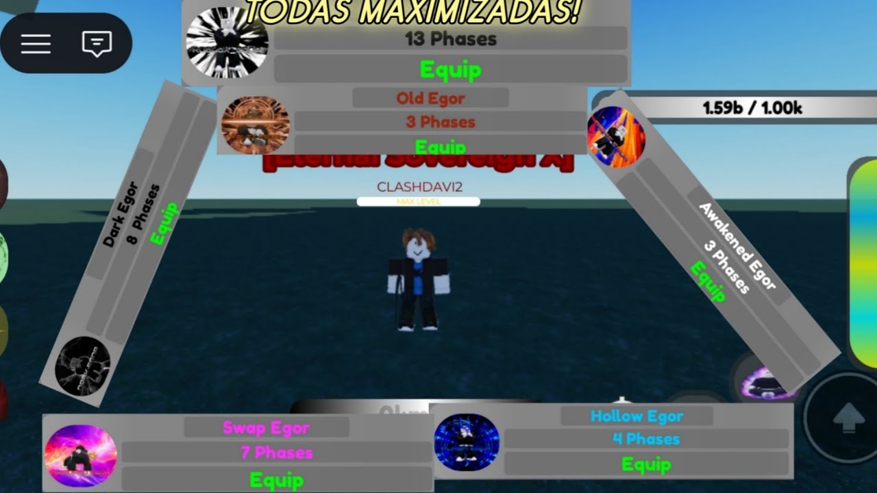All tiers maximizeds of Egor Speed