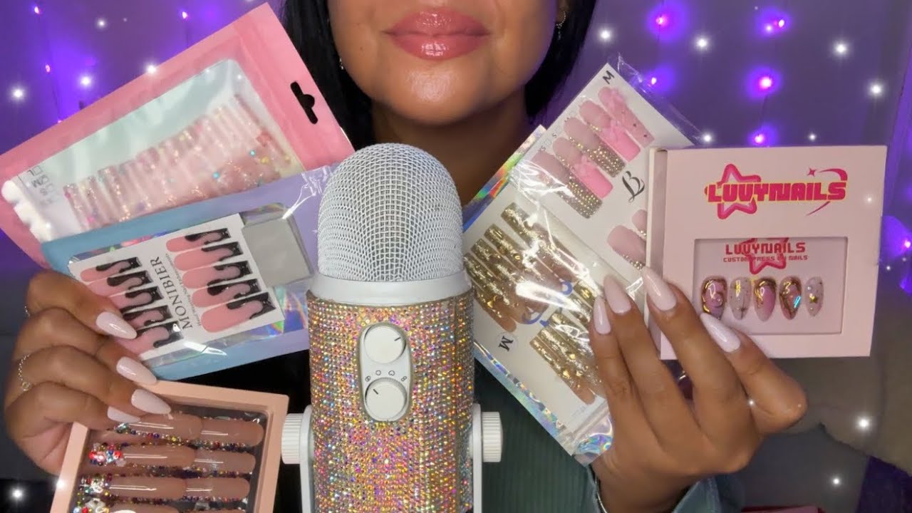 ASMR XXL Nail Collection 💖 Satisfying Tapping, Scratching & Clacking