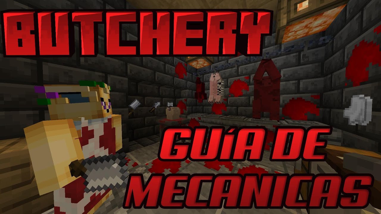 el mejor mod de carniceria de minecraft butchery mod guia