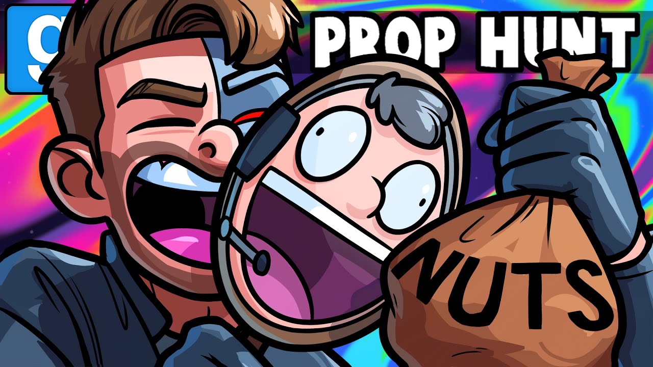 Gmod Prop Hunt Funny Moments - Nogla Loves His Nuts!