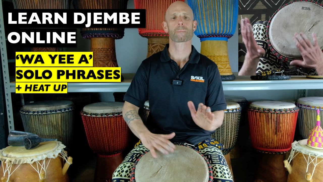 'Wa Yee A' Solo Phrases (Part 2) | Learn Djembe Online