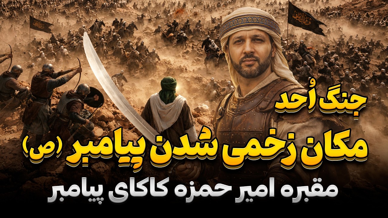 جنگ احد|مکان زخمی شدن پیامبر|مقبره حمزه| تپه تیراندازان|Uhud Mountain Madina