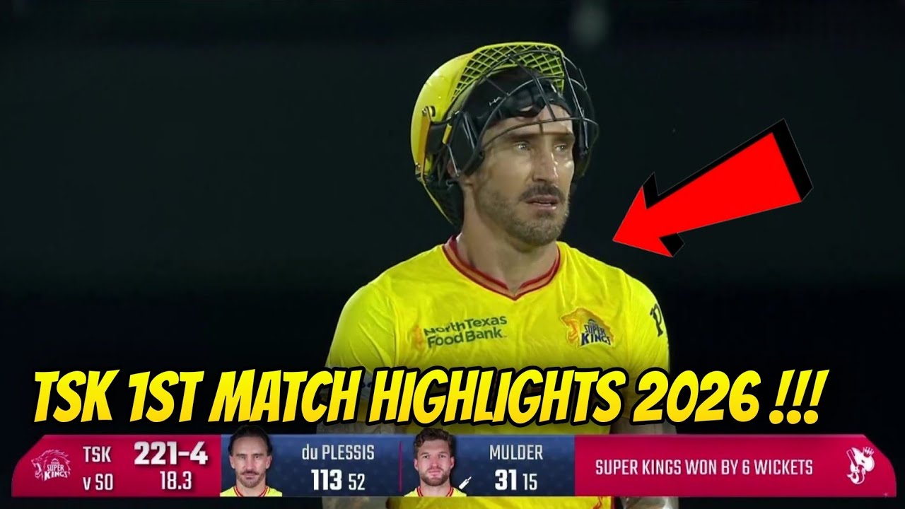 Faf Du Plessis Batting 🥵 CSK vs Seattle Orcas Highlights | Major League Cricket 2025