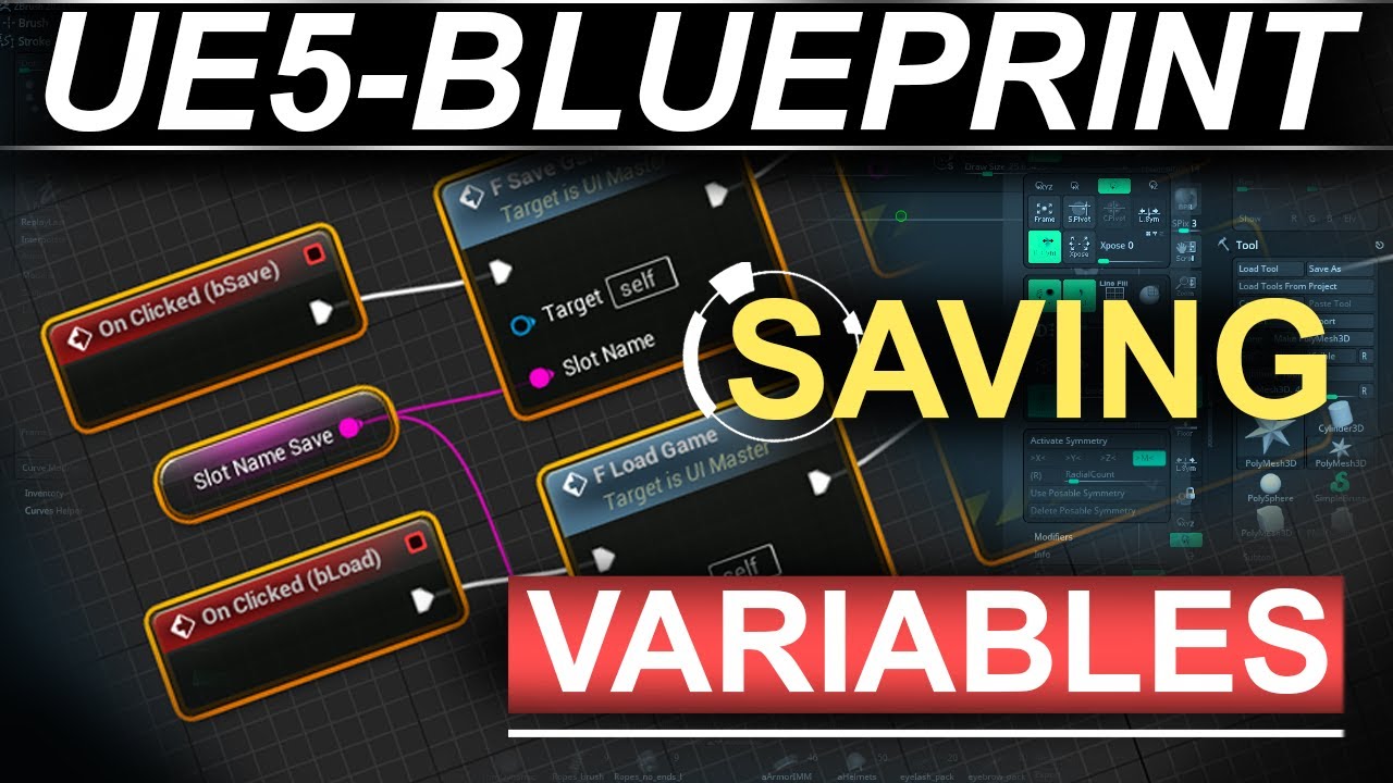 Unreal5 Blueprints: СОХРАНЕНИЕ ПЕРЕМЕННЫХ - (2 МИНУТЫ!!)