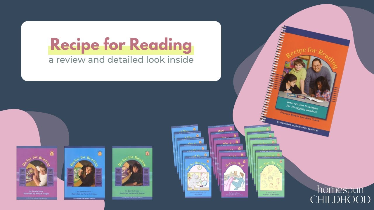 Homeschool Reading Curriculum | Recipe for Reading