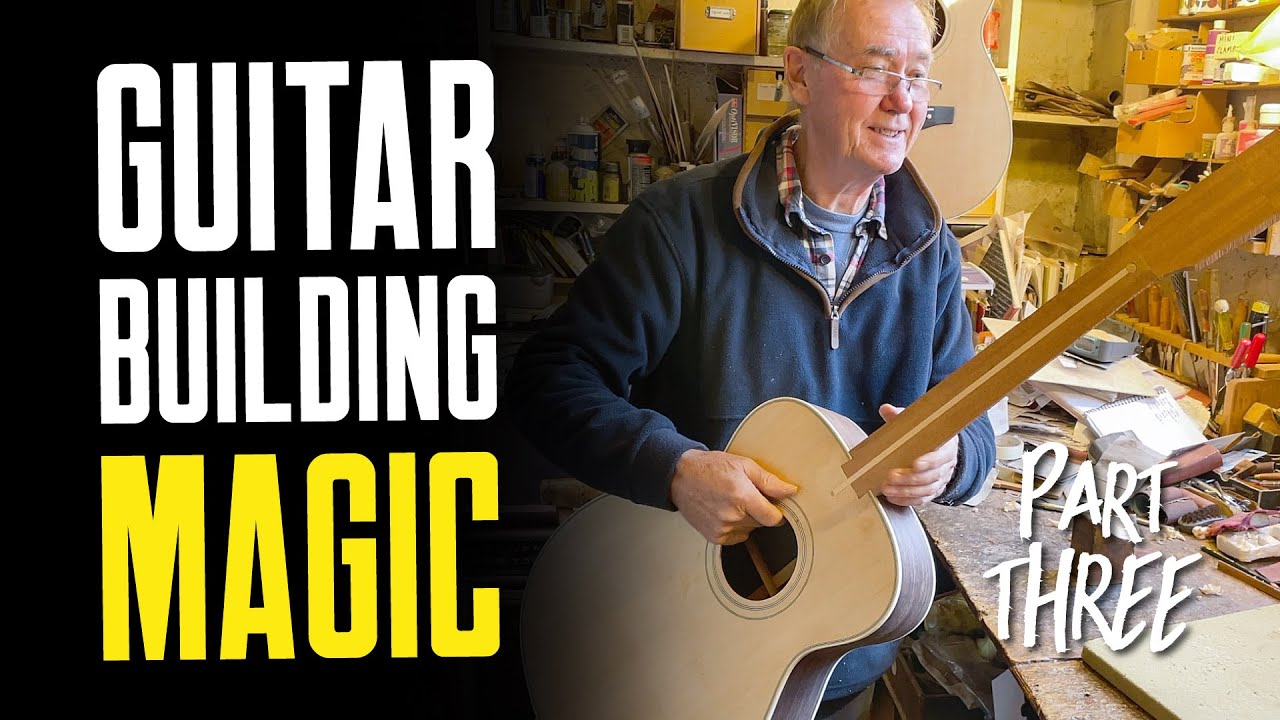 Dan's Acoustic Guitar Build Part 3/5 With Jonny Kinkead