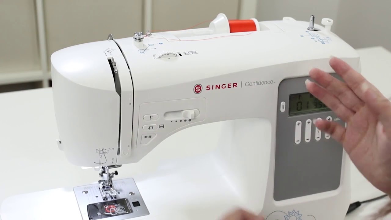 Как заправить нить Singer Confidence 7640