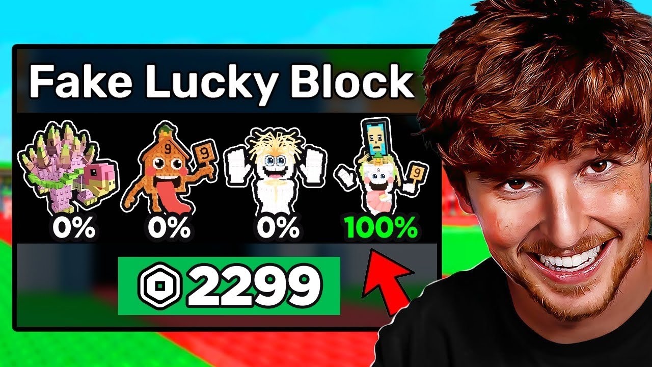 I Secretly CHEATED in a Lucky Block Race..
