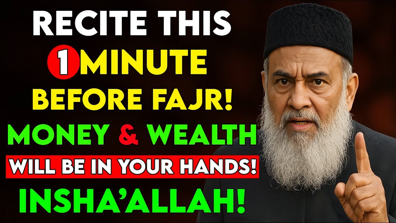 1-Minute Night Wazifa for Rizq & Wealth | Miracles Before Fajr!