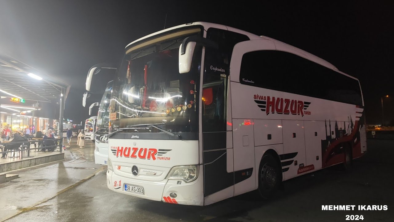 Sivas Huzur Turizm|58 AS 303|Mercedes-Benz Travego 15 SHD|OM457LA+Retarder Eşliğinde Seyir Videosu