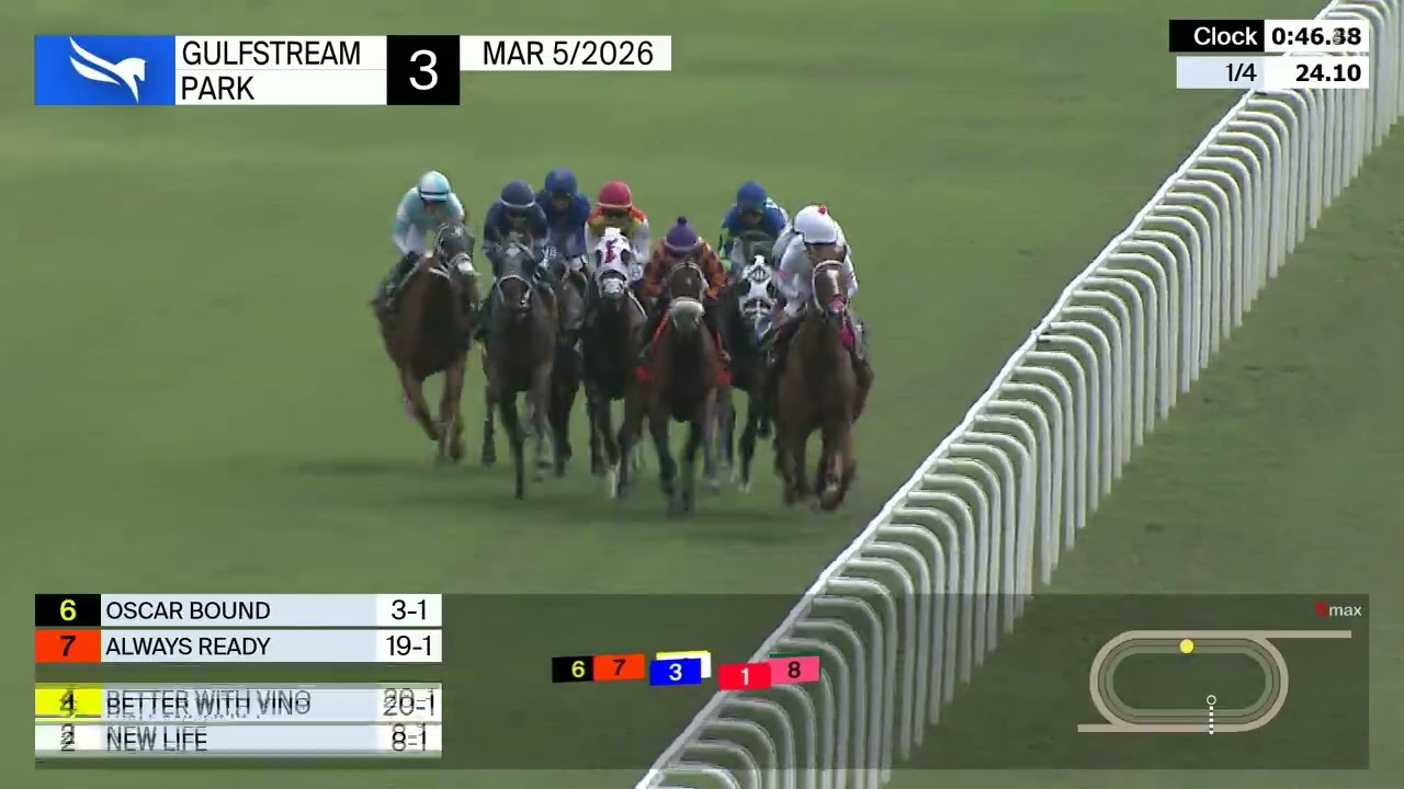 Галфстрим-Парк, 5 марта 2026 г., гонка 3