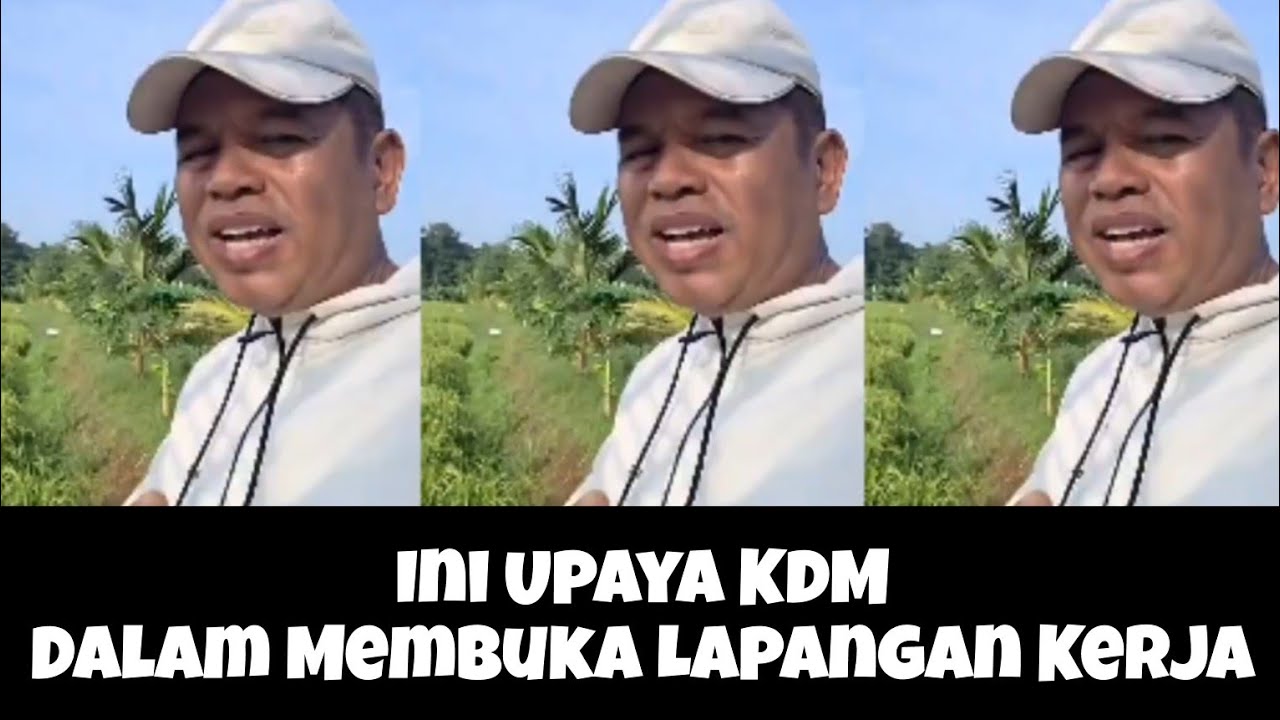 Banyak Yang Nanya KDM Tentang Lapangan Pekerjaan, Ini Dia Penjelasannya!