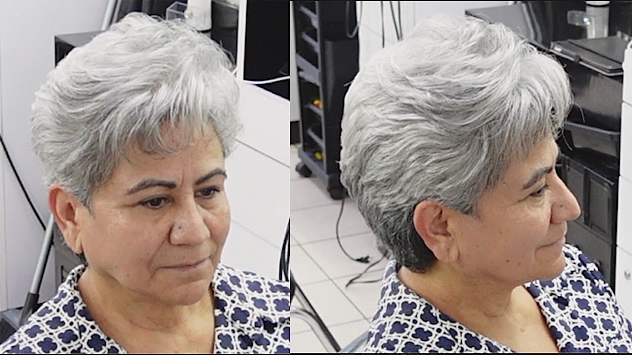 Corte De Cabello Corto Para Mujer Mayor De Mas De 50 Años | Estilo Cola De Pato