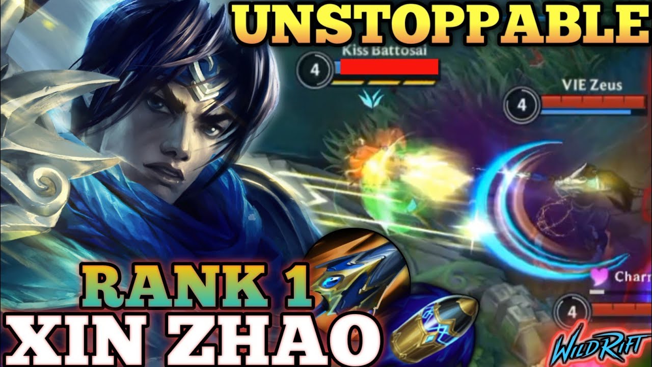 XIN ZHAO AGGRESSIVE MVP PLAY! BRUTAL ONE SHOT DELETE - TOP 1 GLOBAL XIN ZHAO BY VIE Zeus - WILD RIFT