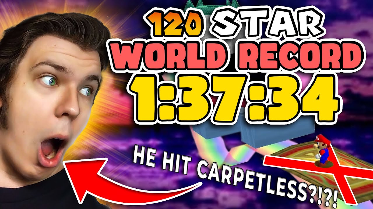 First 120 Star World Record Carpetless Speedrun