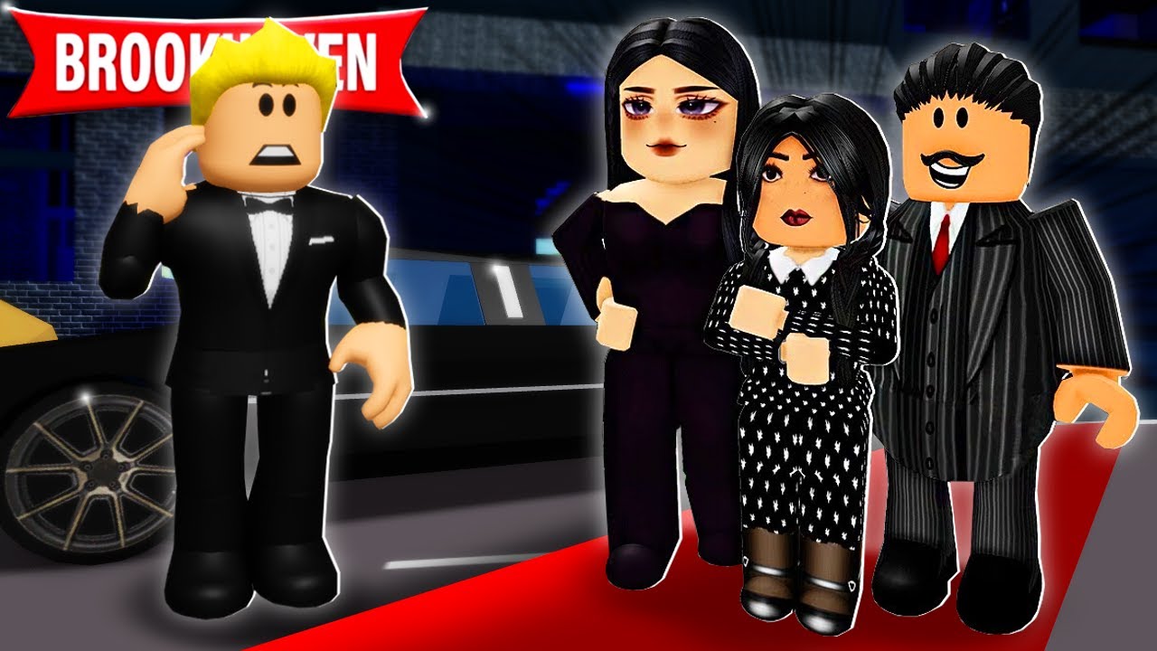 Ich bin WEDNESDAY ADDAMS DIENER 😨 (Roblox Brookhaven 🏡RP | Story Deutsch)