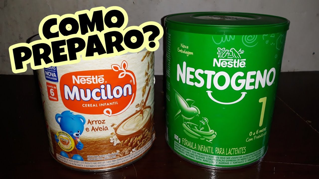 COMO PREPARO MUCILON COM NESTOGENO | Brunna Souza