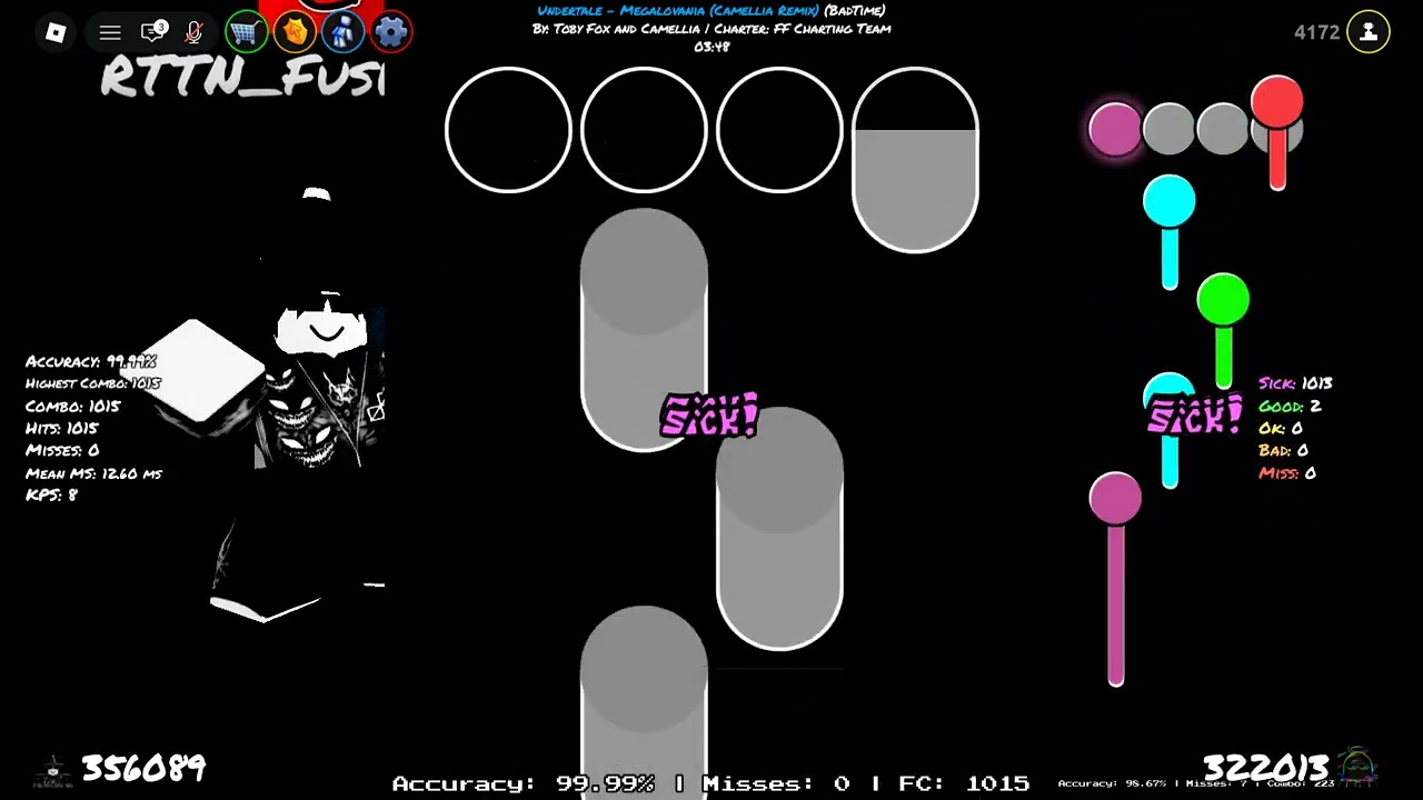 Megalovania Camellia Remix [99.87%] 2 misses