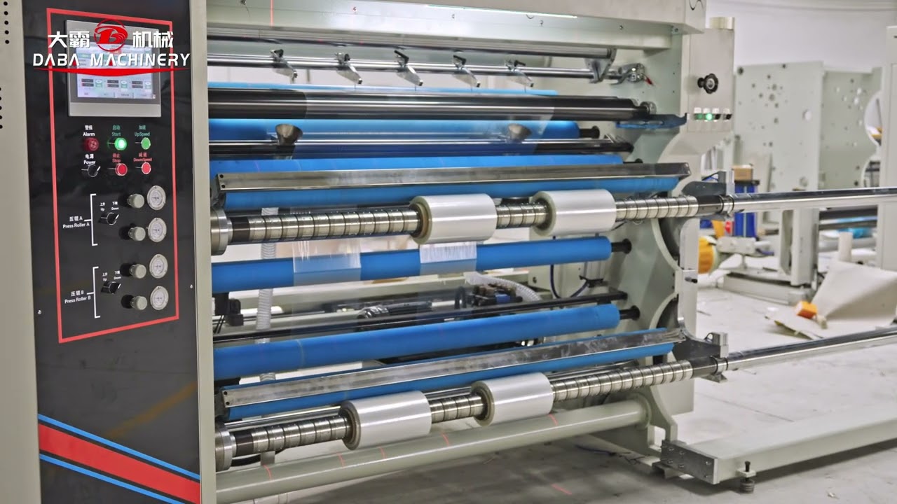 DABA Machine DBFQ-H1300 Three-Servo Automatic Vertical Slitting Machine(Max. Width:1300mm)