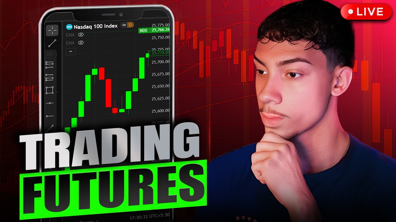 I'M LIVE TRADING NQ RIGHT NOW, JOIN UP! | NQ & ES Futures Live Trading