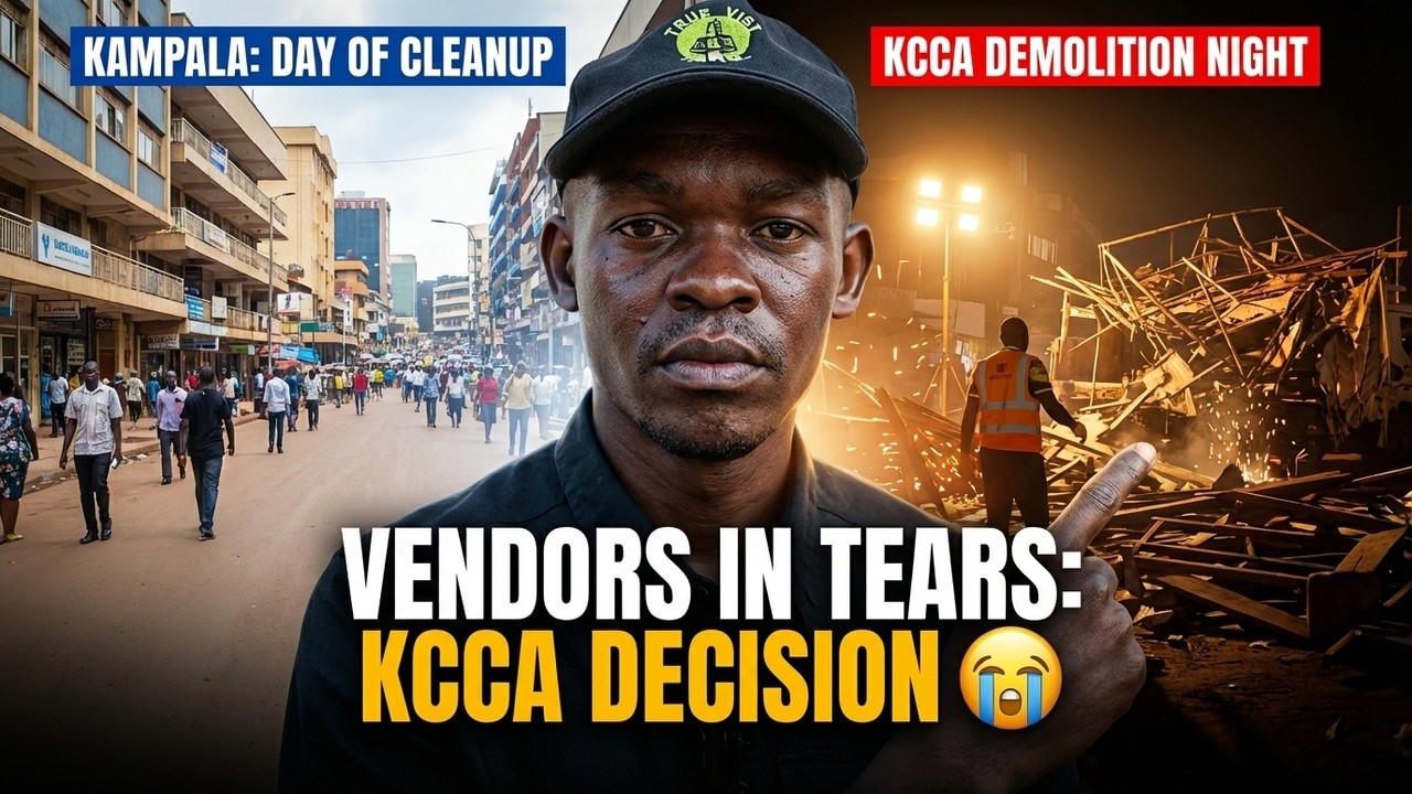 NEW: KCCA LEAVES MANY STRANDED || TEARS AS VENDORS BECOME JOBLESS || BODA BODA ON RUN