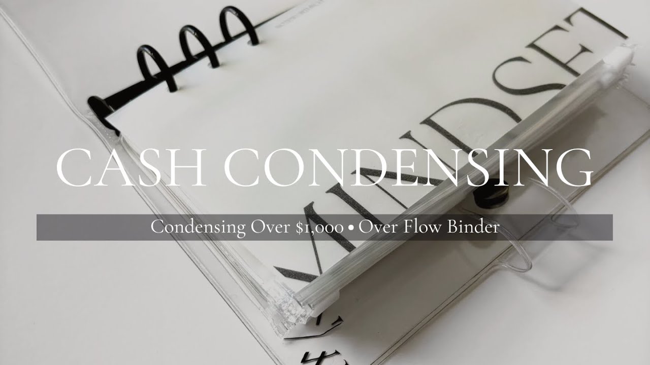 How I do my Cash Condensing Using The Cash Stuffing Method