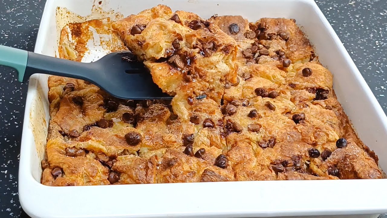 CROISSANT DESSERT RECIPR / CROISSANT PUDDING #desert #croissant