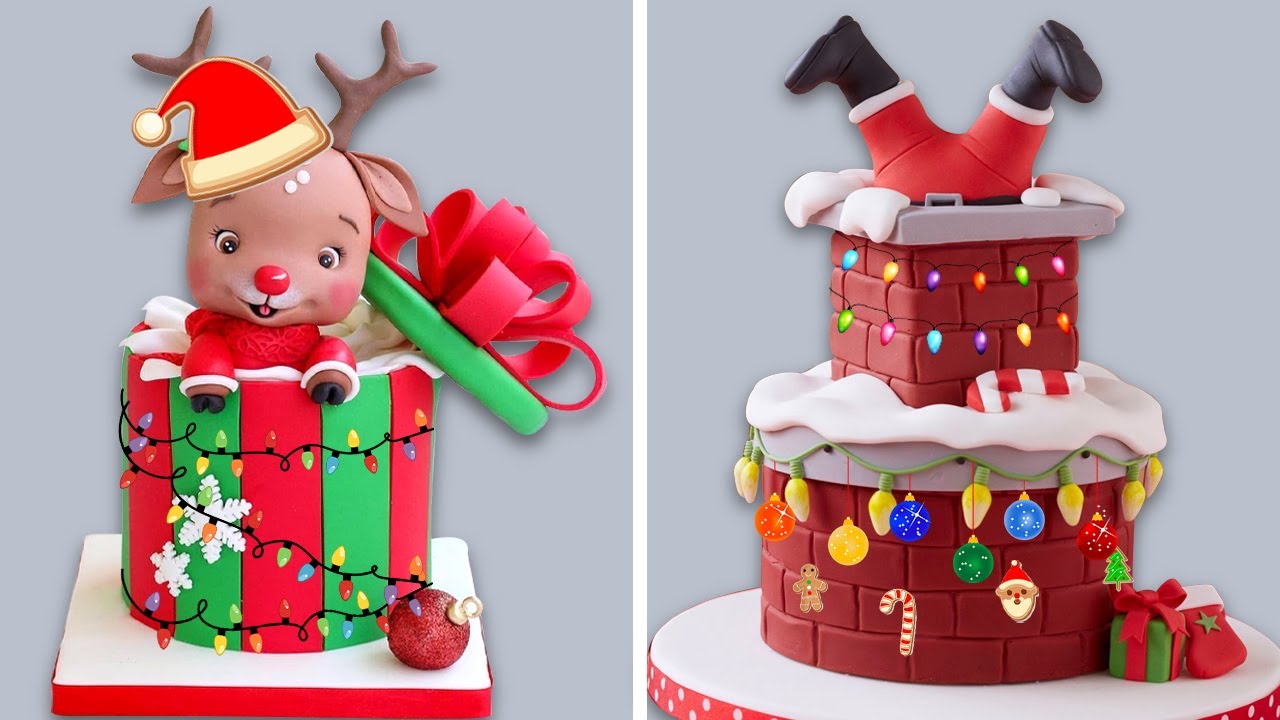 1 Hour Relaxing ⏰ Perfect Cake Decorating Ideas Themed Christmas 🎄 Happy Christmas 2021