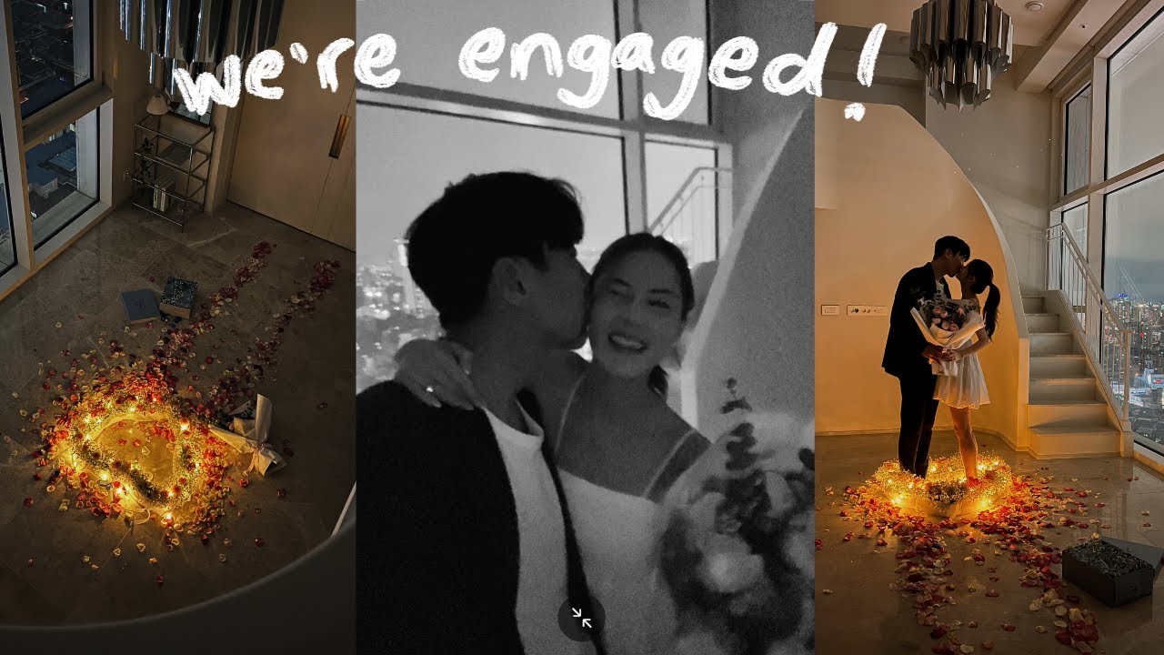 proposal + Q&A 💍🤍 he proposed after 2 months of dating, how we met, future kids, wedding plans