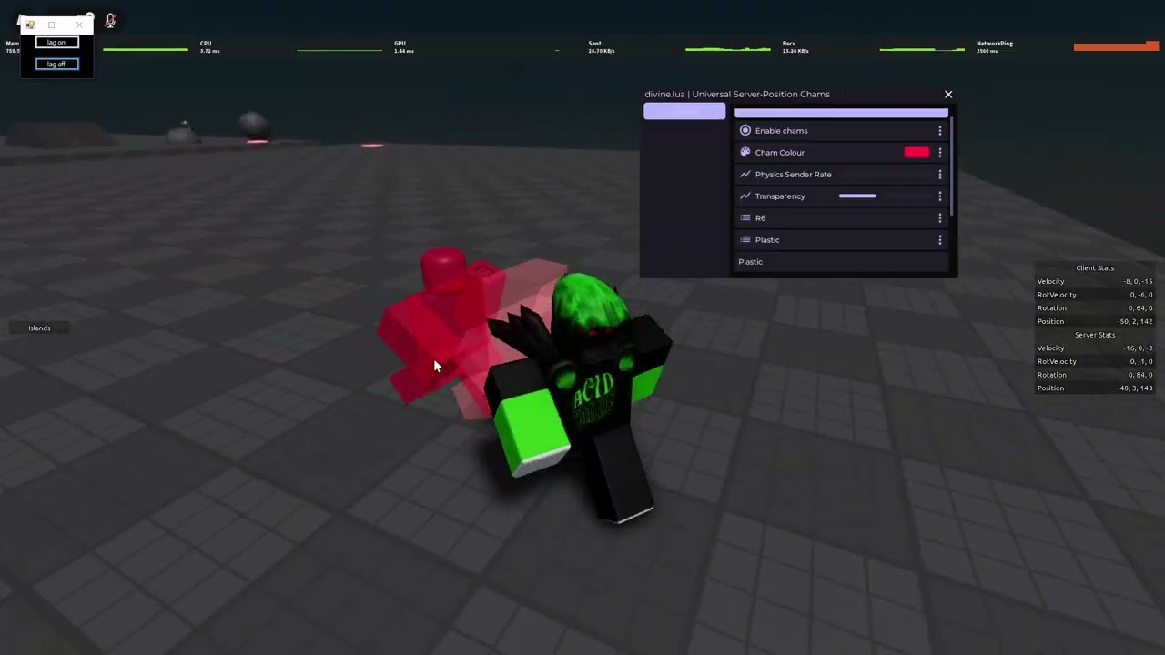 divine.lua | Universal Server Position Chams by hush