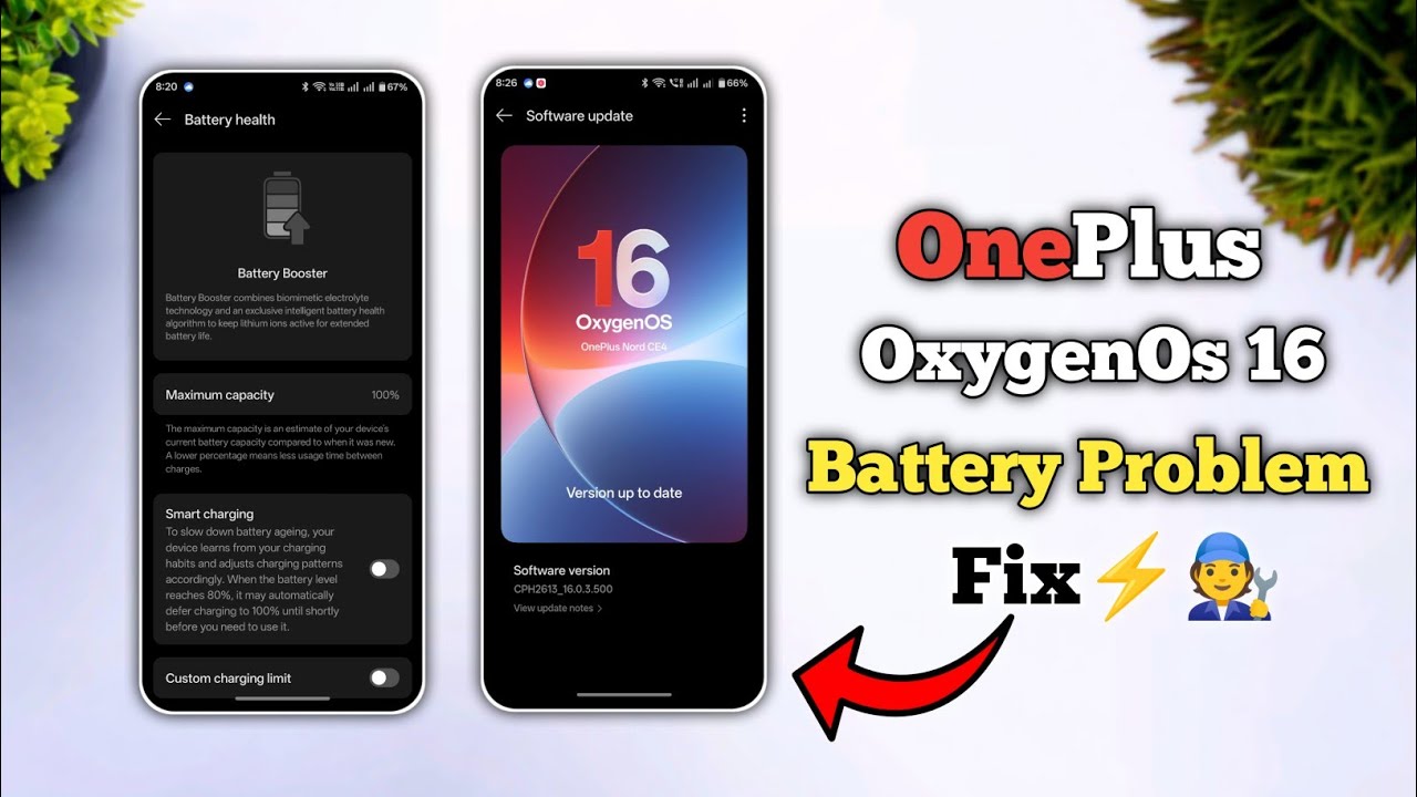 OnePlus OxygenOs 16 Battery Problem Fix ⚡🧑‍🔧 | How To Fix Battery Problem OnePlus Phone OxygenOs 16