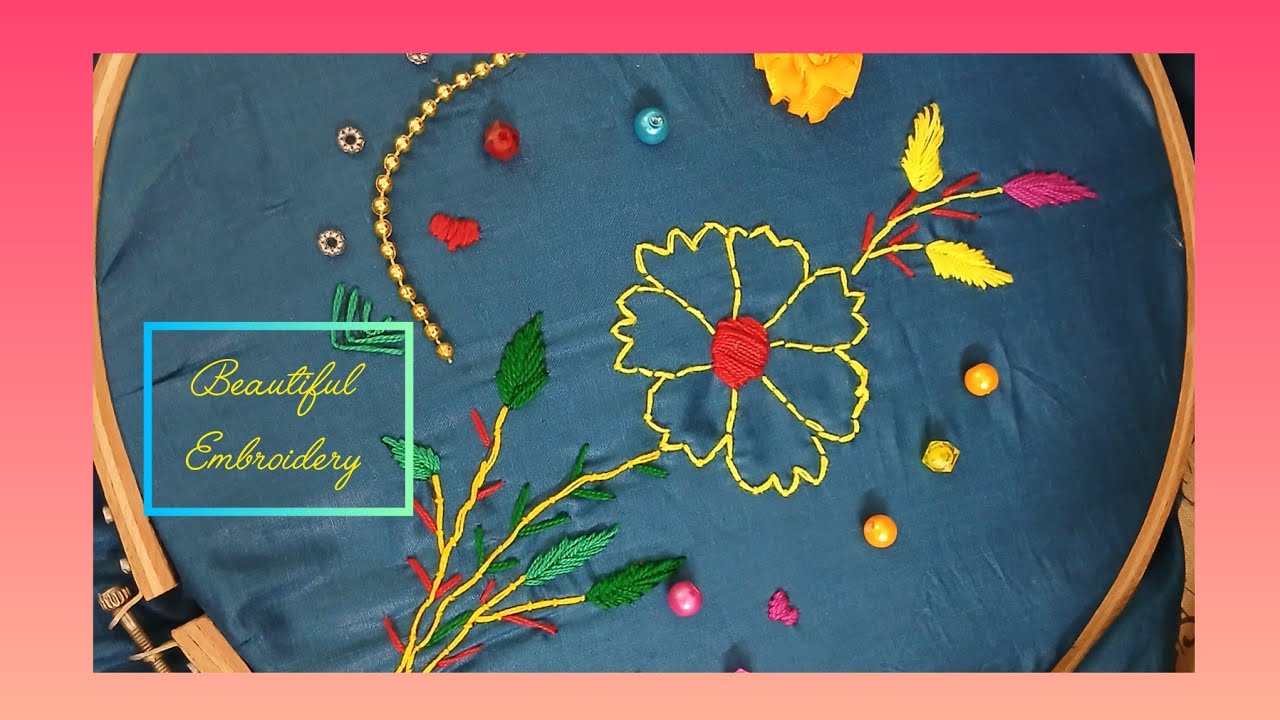 Hand ✋️ embroidery | Beautiful work | Fun with shahnaz | 