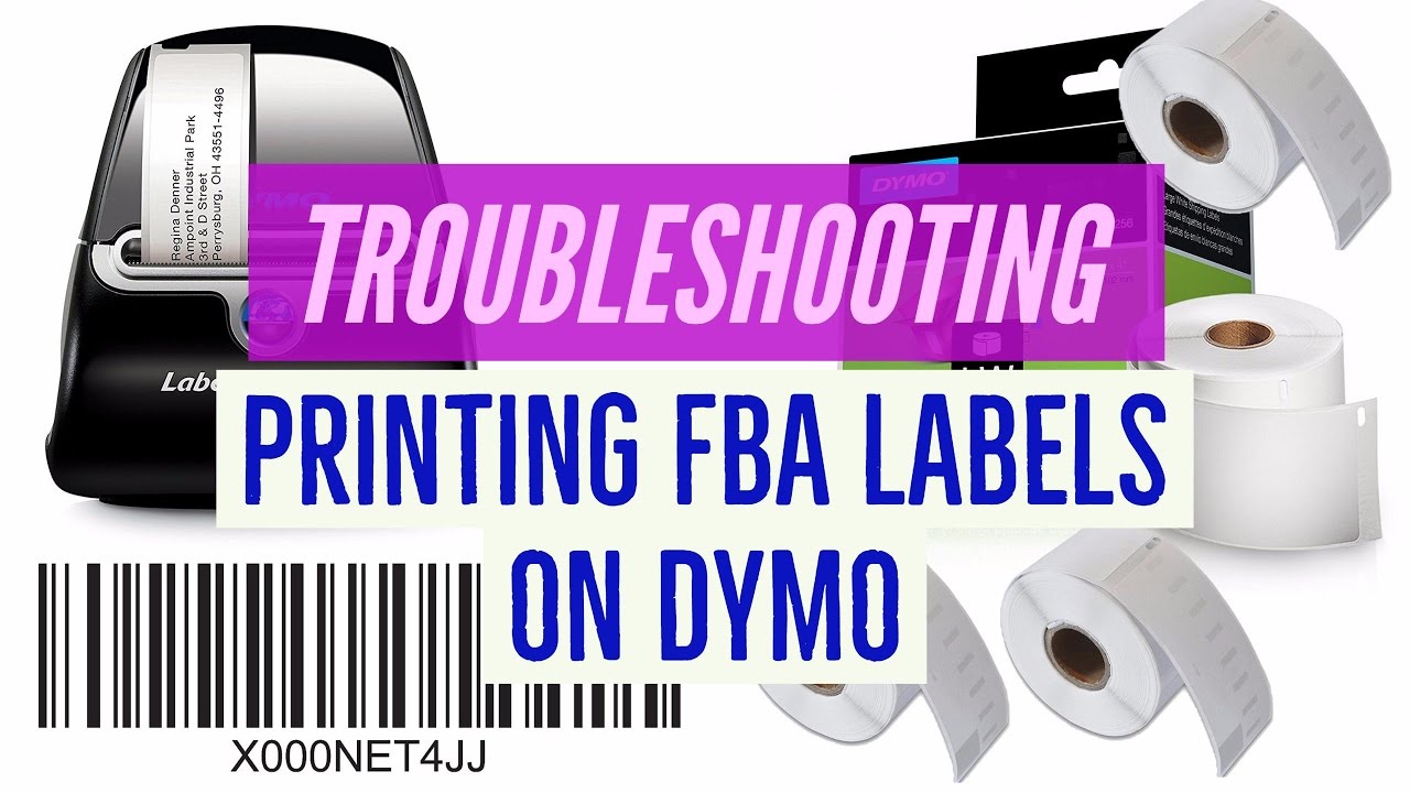 TROUBLESHOOTING PRINTING Amazon FBA Stickers / Labels on DYMO, ZEBRA, A4 etc.