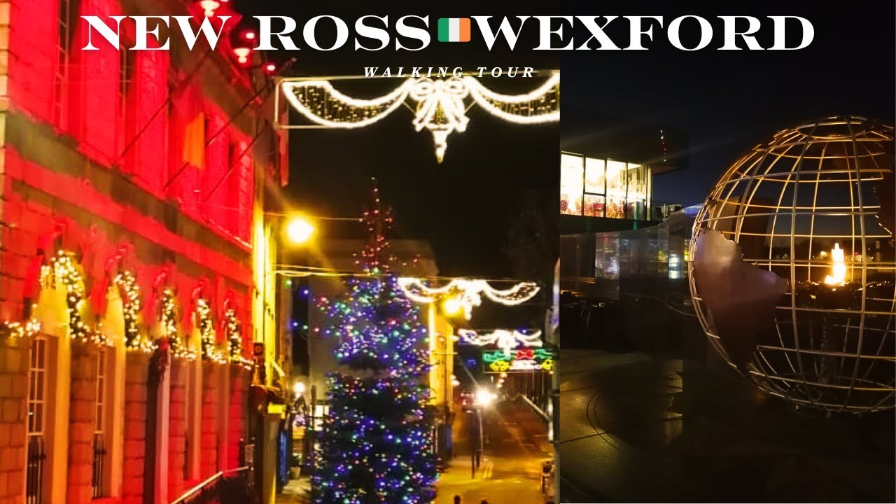 New Ross Wexford Tour | 4k Walking Tour HDR, Ireland [Jan 25]