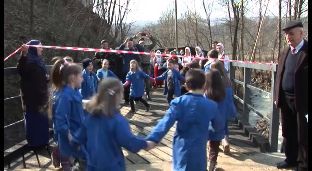 Otvaranje mosta u Lukavica rijeci Bridge Opening in Lukavica Rijeka