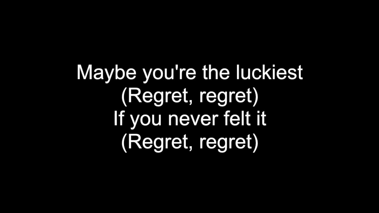 Regret by Everything Everything lyrics.