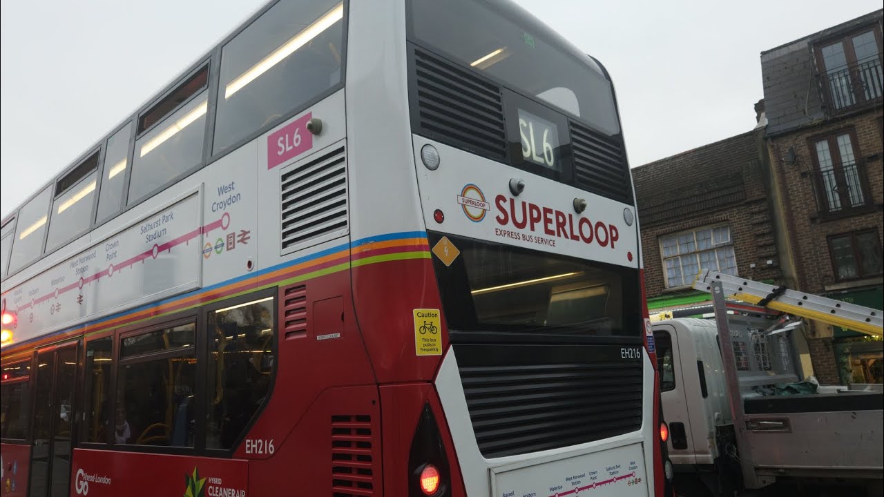 Go Ahead London Superloop EH216 YX18KPE route SL6 (Last day on Go Ahead)