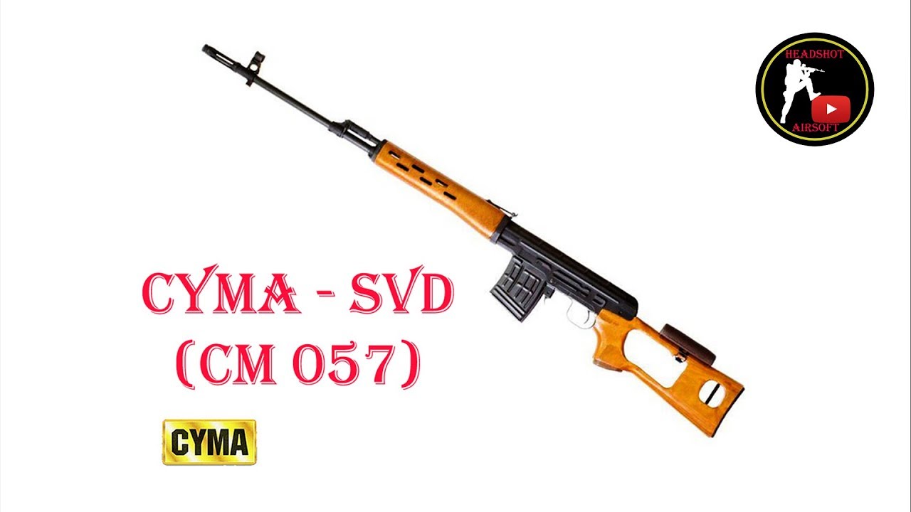 [ОБЗОР] CYMA - SVD CM057 AEG airsoft (страйкбол)