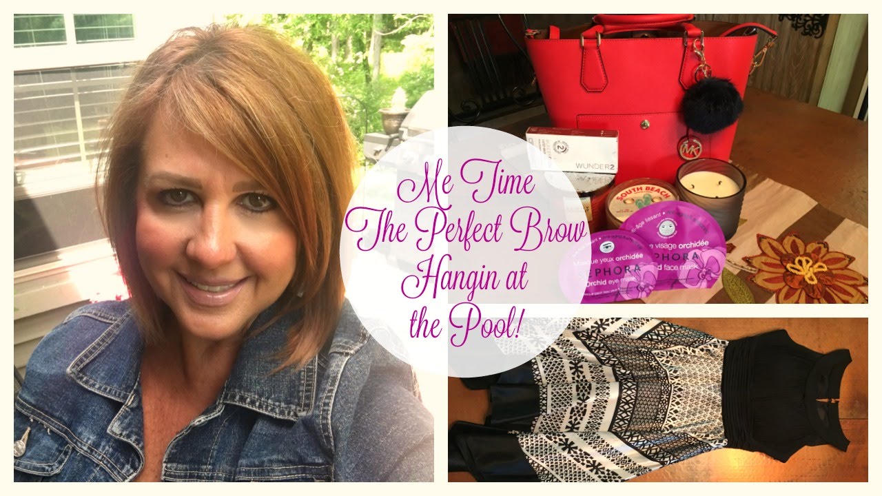 Me Time, The Perfect Brow, Hangin at the Pool | Karen's Vlog
