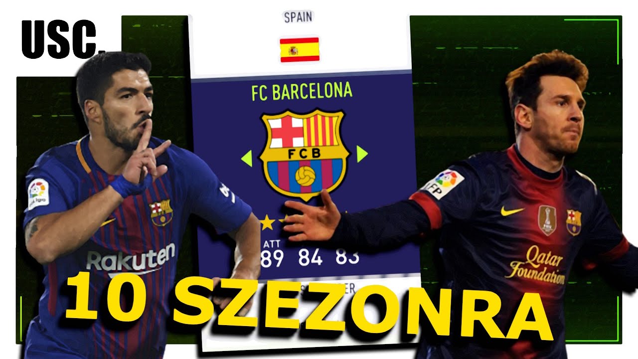 ,,Retro'' Barcelona menedzsere lettem 10 szezonra... Fifa 18-ban