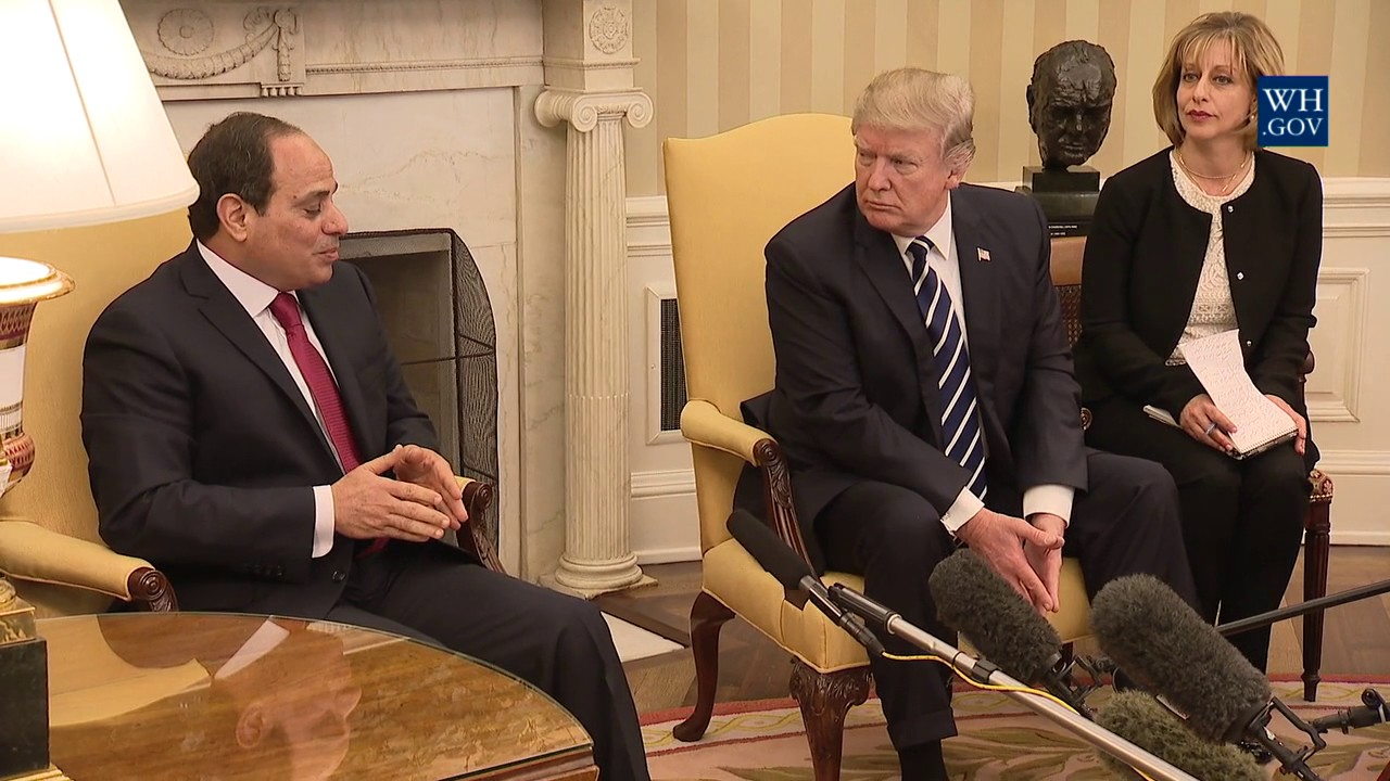 President Trump Meets With President el-Sisi