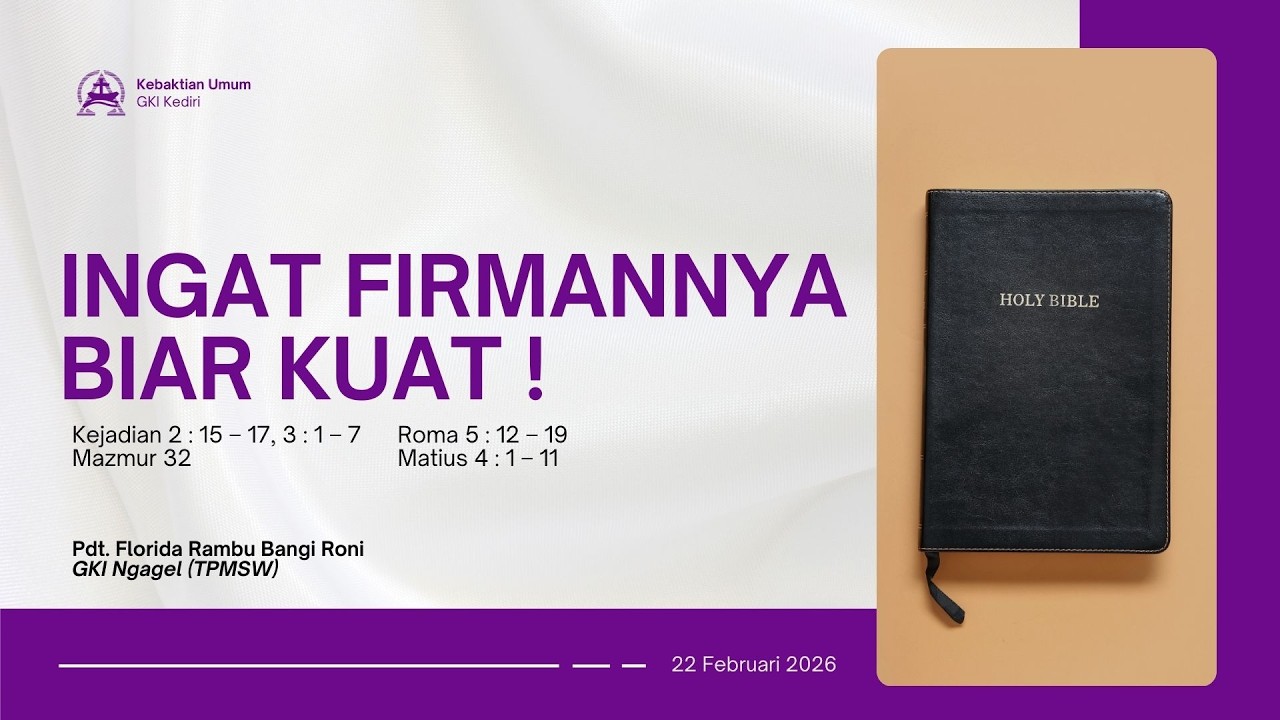 KEBAKTIAN MINGGU GKI KEDIRI 