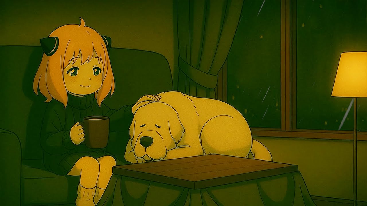 Chilling with Anya & Bond / Cozy Rainy Lo Fi for Late Nights